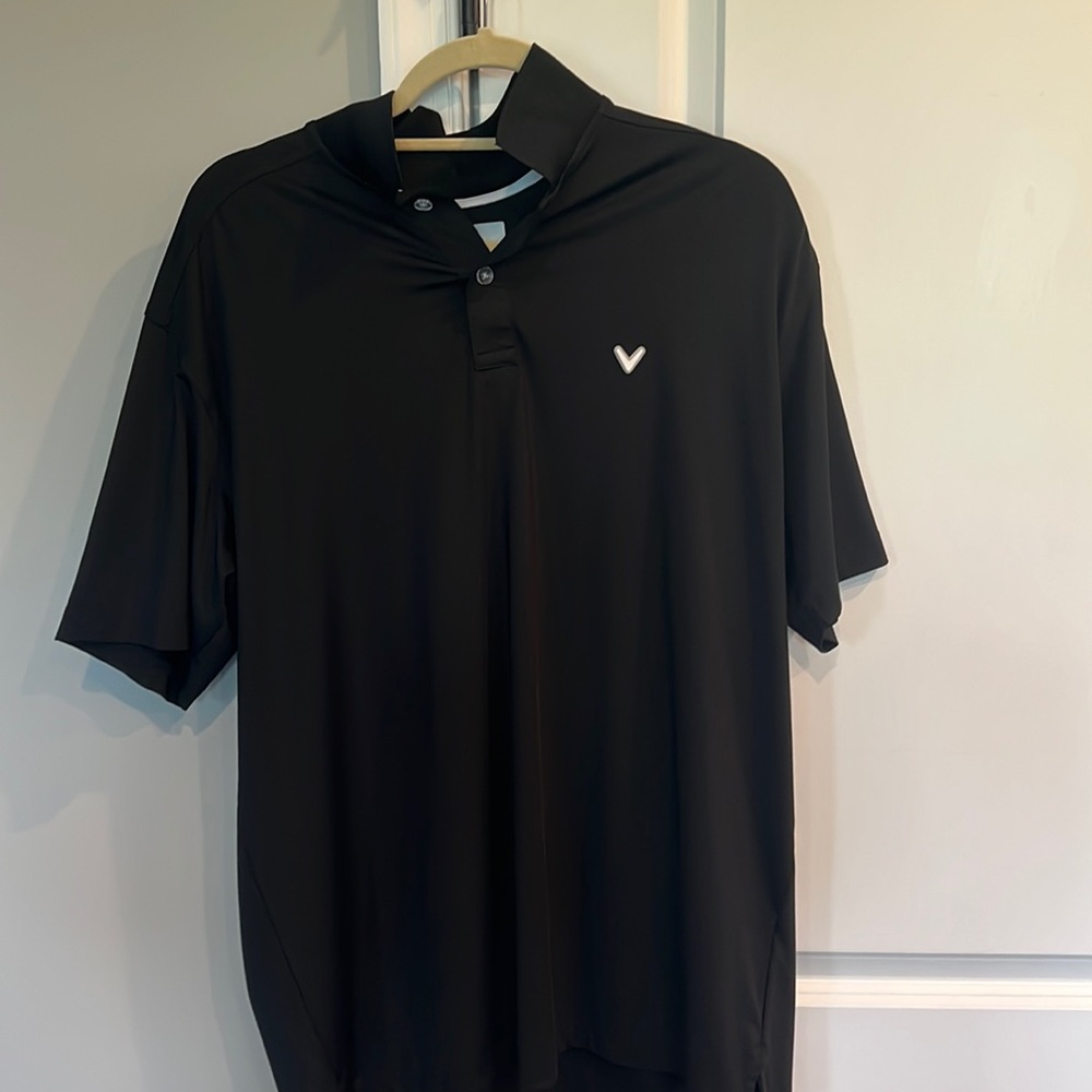 Men's Callaway Black Polo